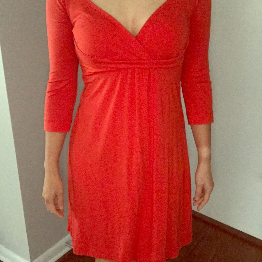 Anthropologie ric rac softest jersey dress small